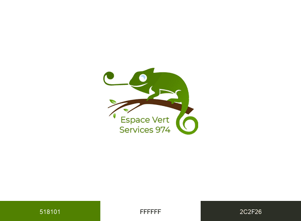 Espace Vert Services 974 brand color palette