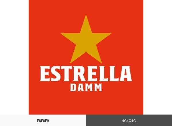 Estrella Damm Es brand color palette