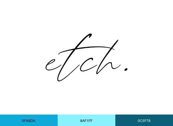 ETCH Outdoor Living brand color palette
