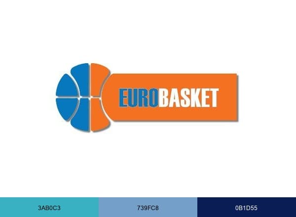 Eurobasket brand color palette