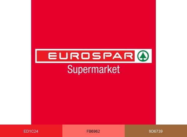 Eurospar brand color palette