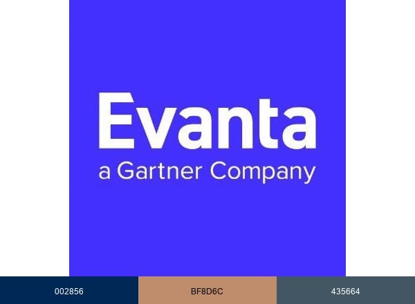 Evanta is now Gartner C-level Communities brand color palette