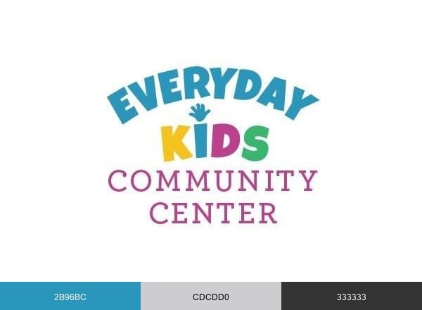Everyday Kids Community Center | Burlington NC brand color palette