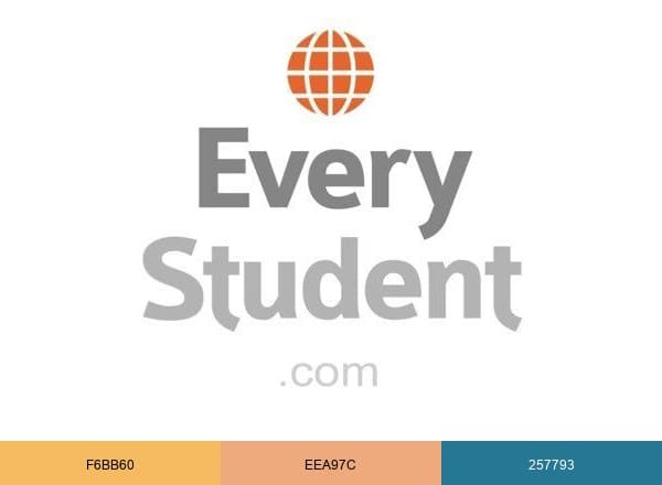 EveryStudent.com brand color palette