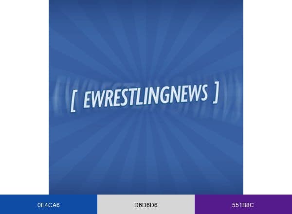 eWrestlingNews.com brand color palette