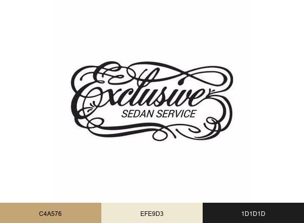 Exclusive Sedan brand color palette