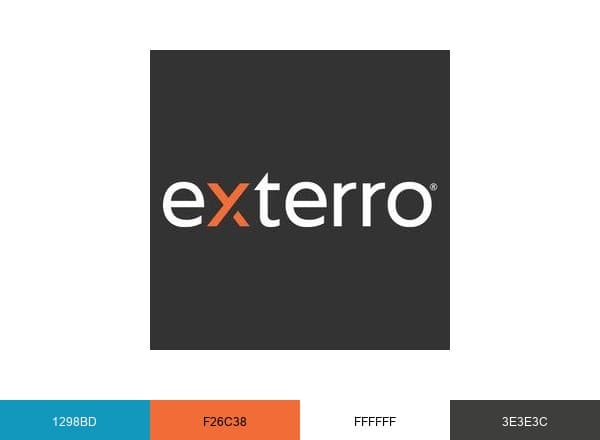Exterro brand color palette