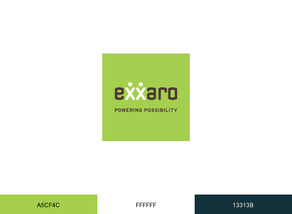 Exxaro brand color palette
