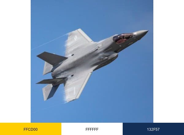F-35 brand color palette
