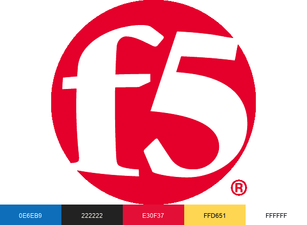 F5 brand color palette