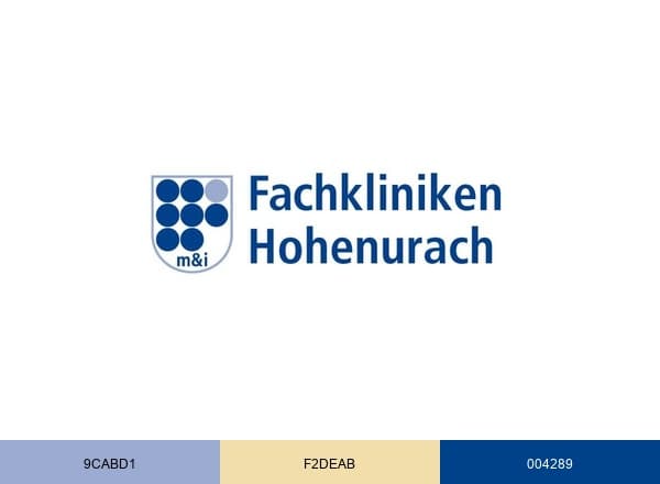 Fachkliniken Hohenurach brand color palette