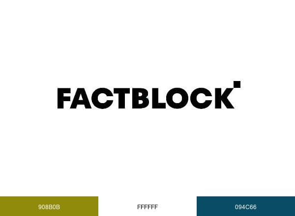 FACTBLOCK brand color palette