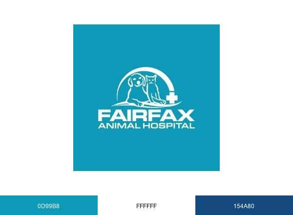 Fairfax Animal Hospital brand color palette