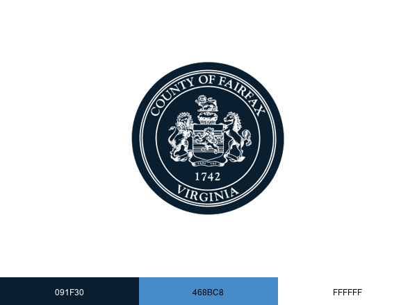 Fairfax County brand color palette