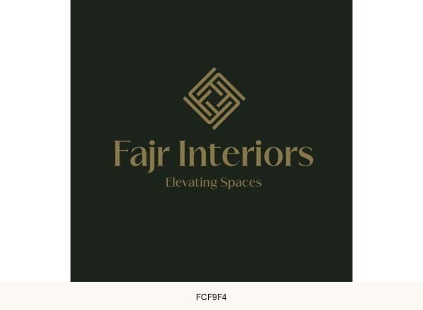 Fajr Interiors brand color palette