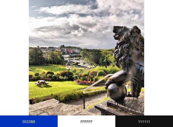 Falls Hotel & Spa brand color palette