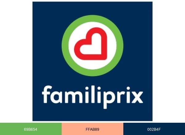 Familiprix brand color palette