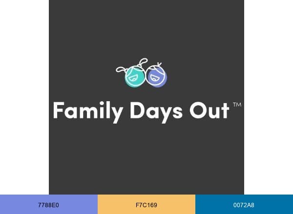 Family Day Out brand color palette