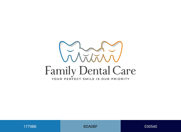 Family Dental Simivalley brand color palette