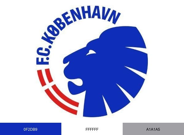 F.C. København brand color palette