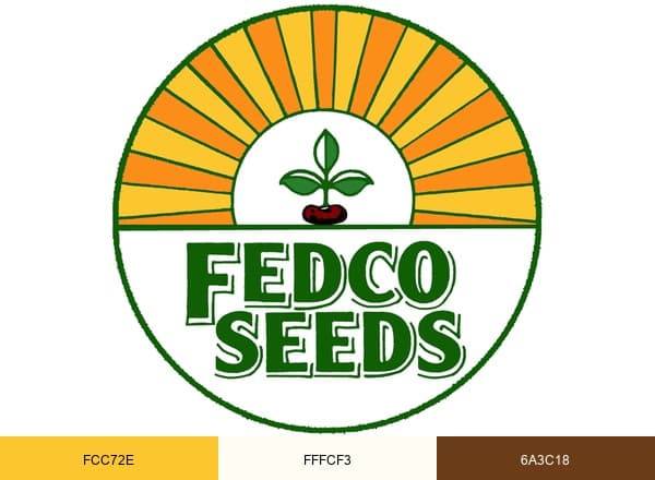 Fedco Seeds brand color palette