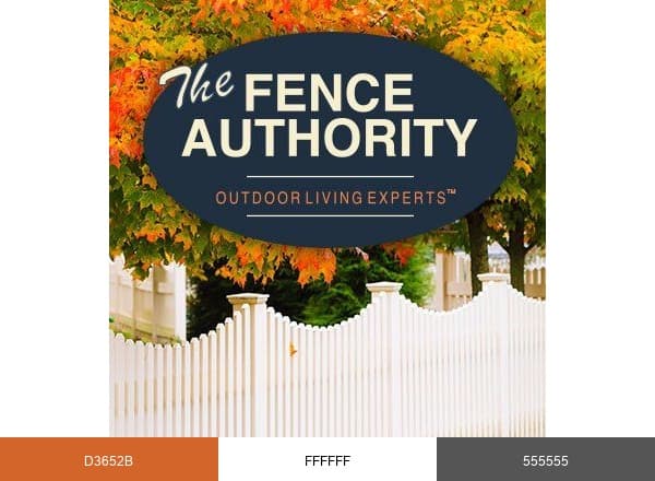 Fence Authority brand color palette