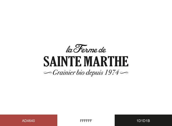 La Ferme de Sainte Marthe brand color palette