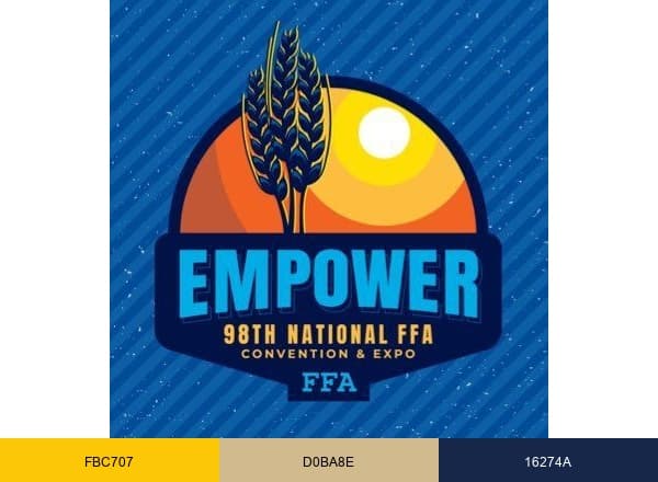 National FFA brand color palette