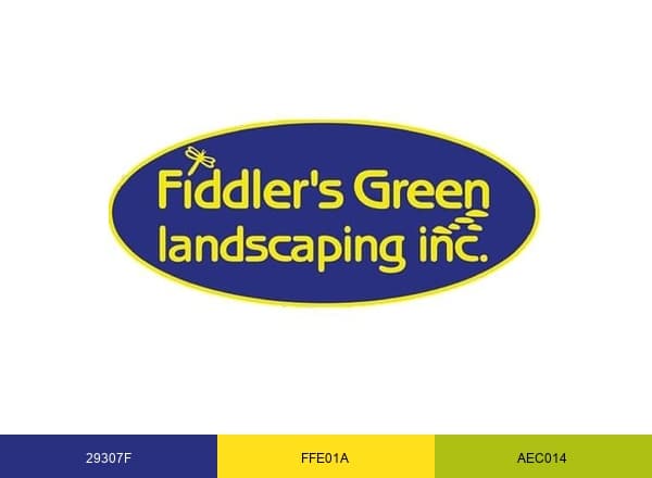 Fiddler's Green Landscaping brand color palette