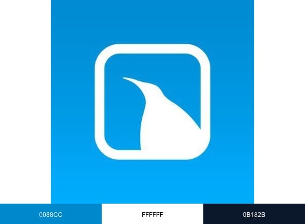 FindPenguins — Travel Tracker App brand color palette