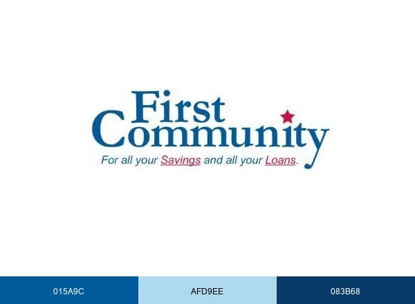 First Community Credit Union brand color palette