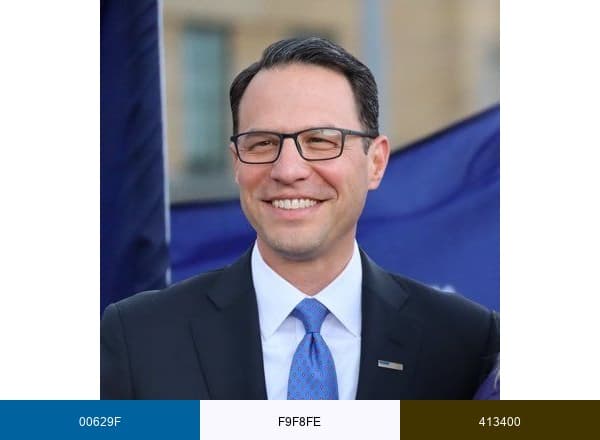 Governor Josh Shapiro brand color palette
