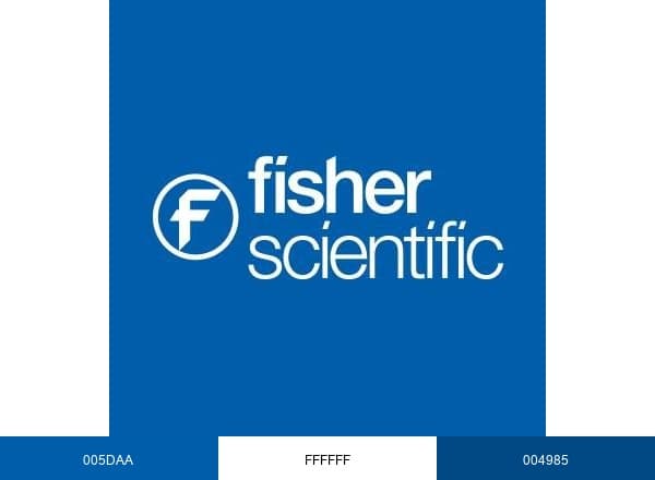 Fisher Scientific brand color palette