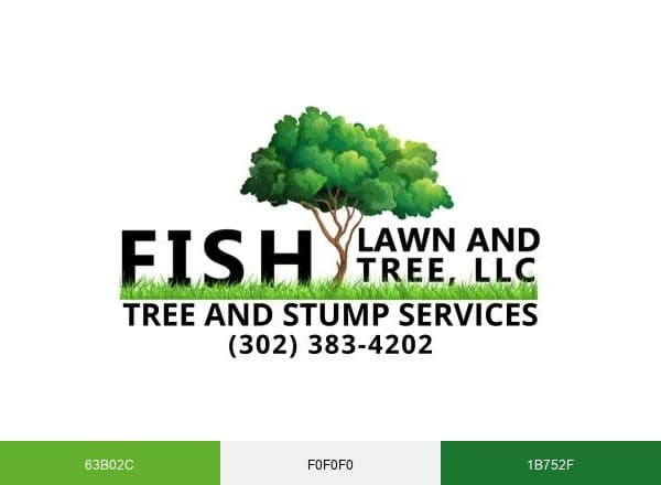 Fish Lawn and Tree LLC brand color palette