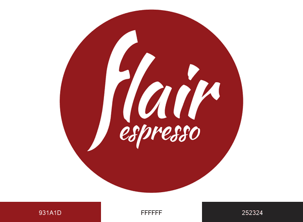 Flair Espresso brand color palette