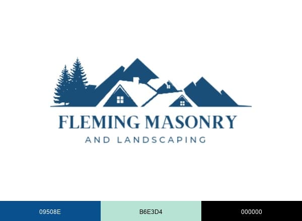 Fleming Masonry and Landscaping brand color palette