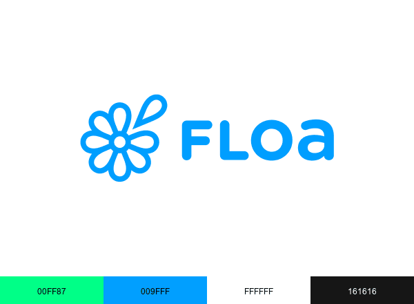 Floa brand color palette