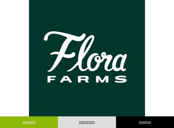 Flora Farms brand color palette