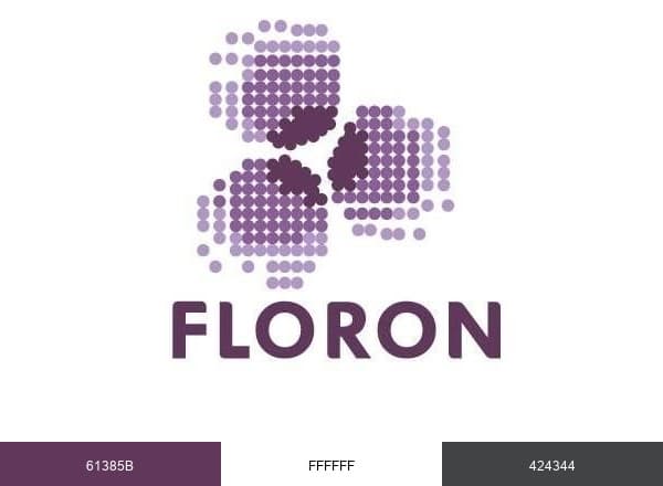 FLORON brand color palette