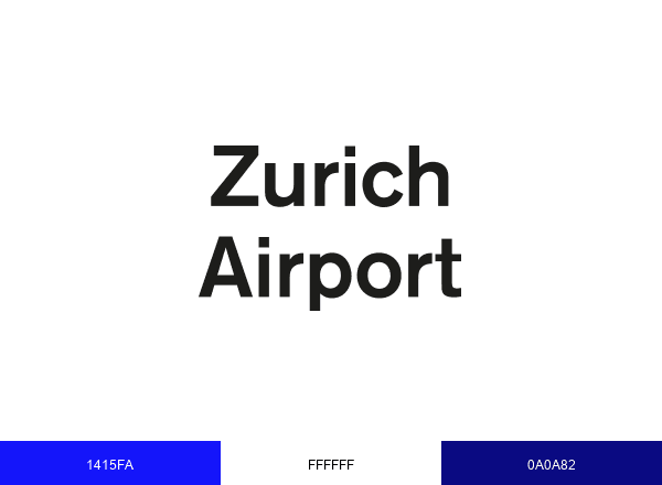 Zurich Airport brand color palette