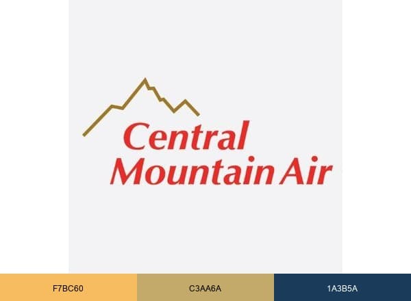 Central Mountain Air brand color palette