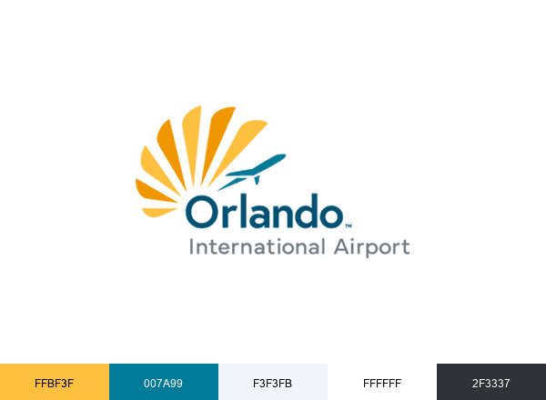 Orlando International Airport brand color palette