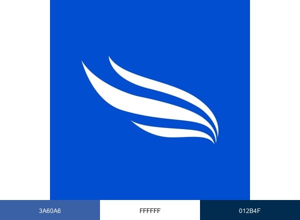 Sansa Airlines brand color palette
