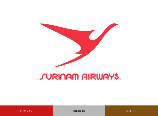 Surinam Airways brand color palette