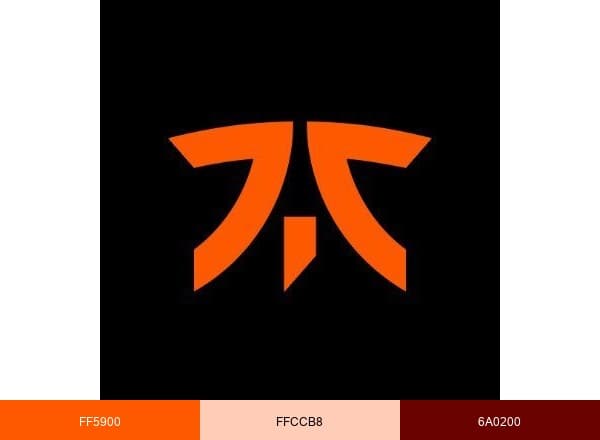 FNATIC brand color palette