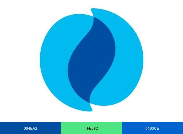 Fundación Nueva Cultura del Agua brand color palette