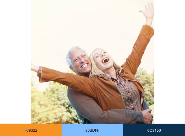 Focus Care brand color palette