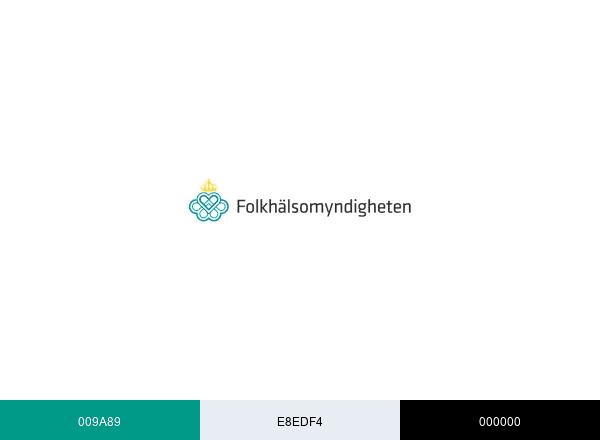 Folkhälsomyndigheten brand color palette