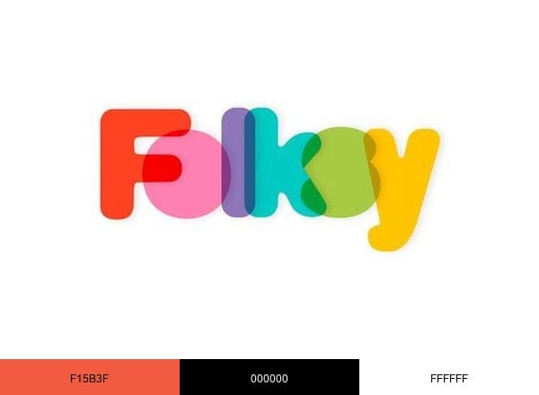 Folksy brand color palette