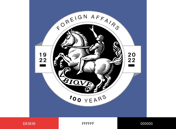 Foreign Affairs brand color palette